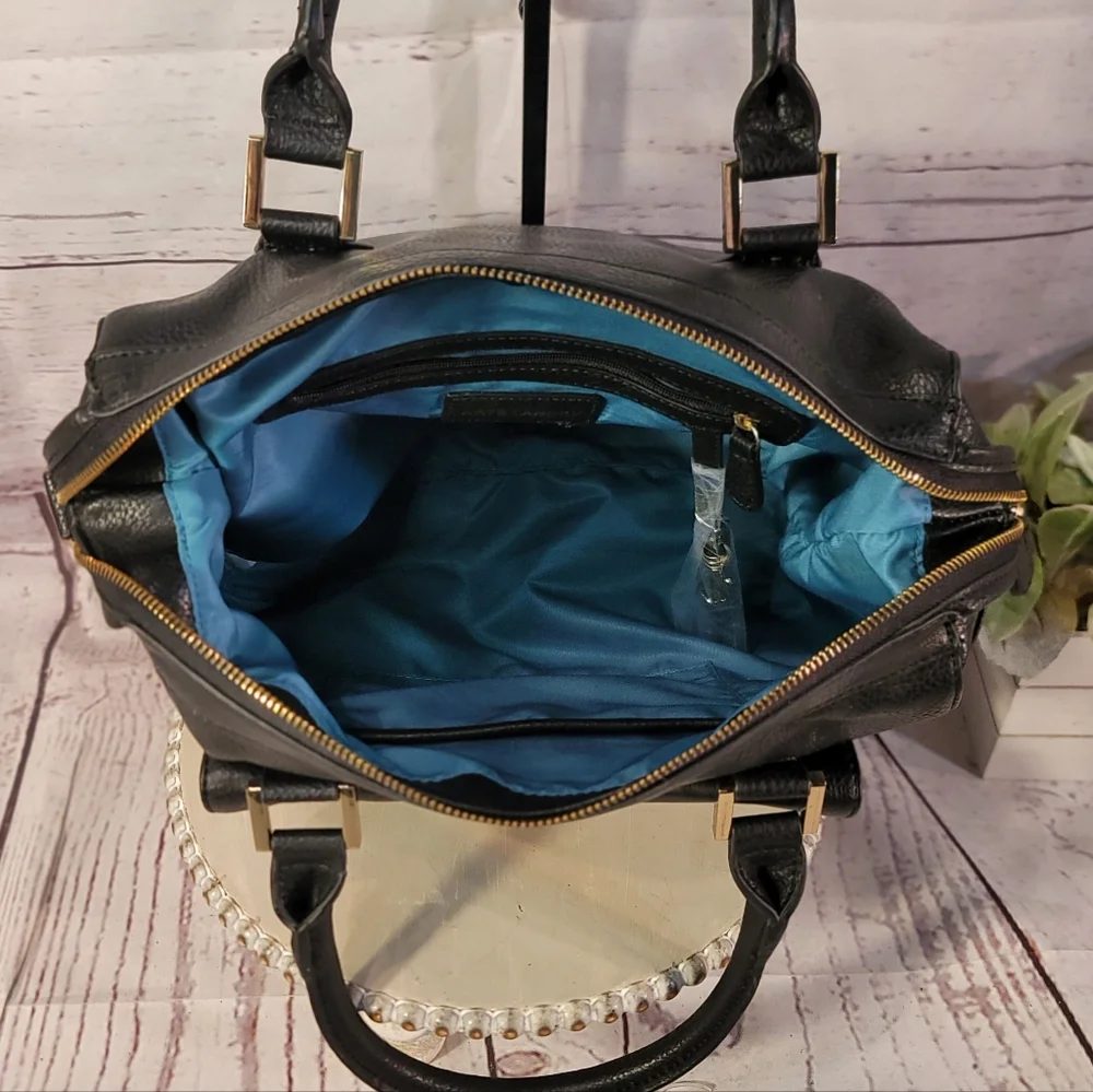 Kate Landry Black Satchel Bag